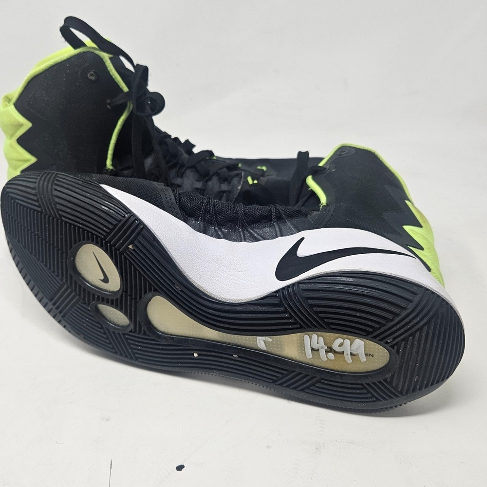 Nike Men's Zoom Hyperdunk 2016 Basketball Shoes Black Green Size 8.5 844359-007 - Picture 10 of 11
